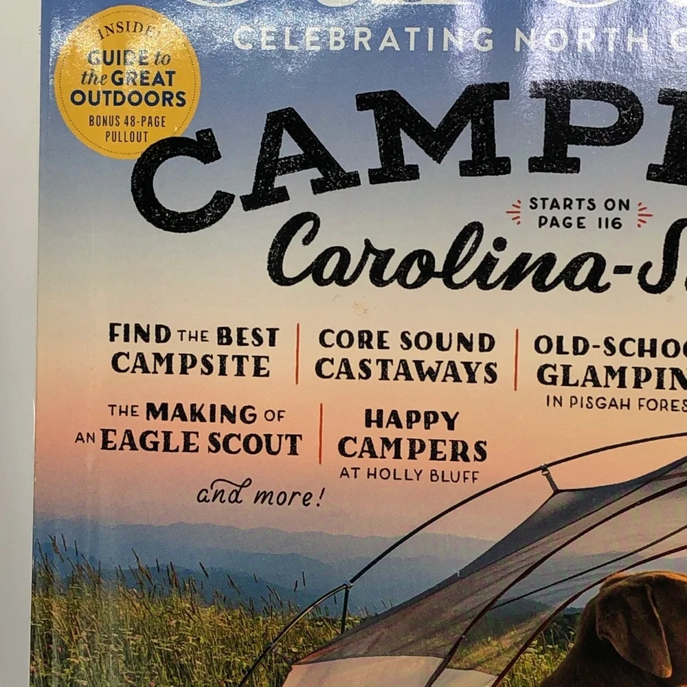 Our State Celebrating North Carolina CAMPING Carolina Style  September 2018